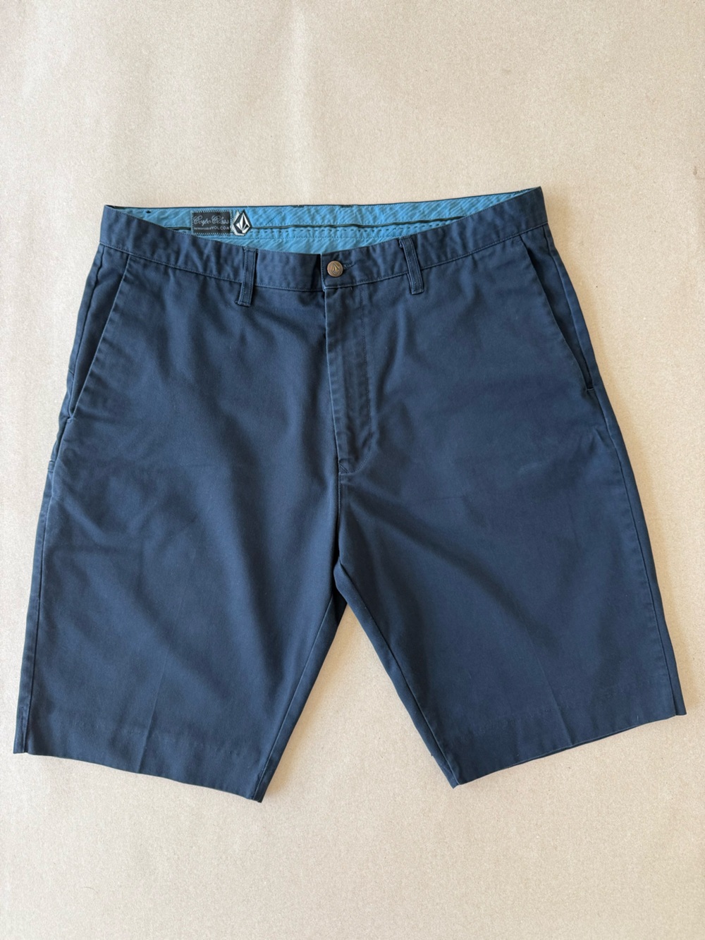 Volcom — Men’s Corpo Class Navy Shorts — Size 38